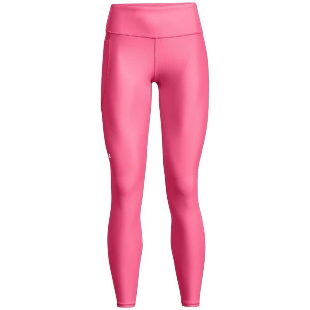Under Armour Women's HeatGear Armour High No-Slip Waistband Leggings Pink XL NWT